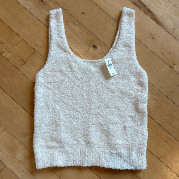 AERIE MARSHMALLOW Cropped Tank Top - Picture 6 of 10